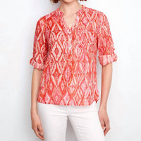 Charlie B - Geometric Print Blouse