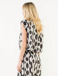 Thml - Sleeveless Geometric Patterned Top