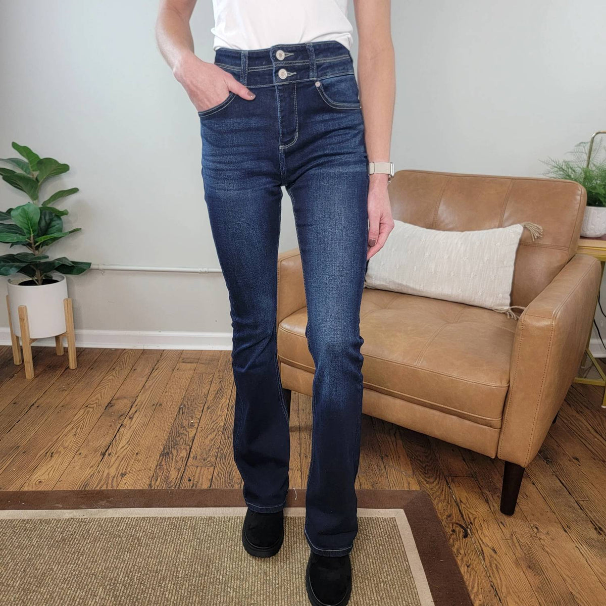 Kancan - Katie High Rise Bootcut Jeans