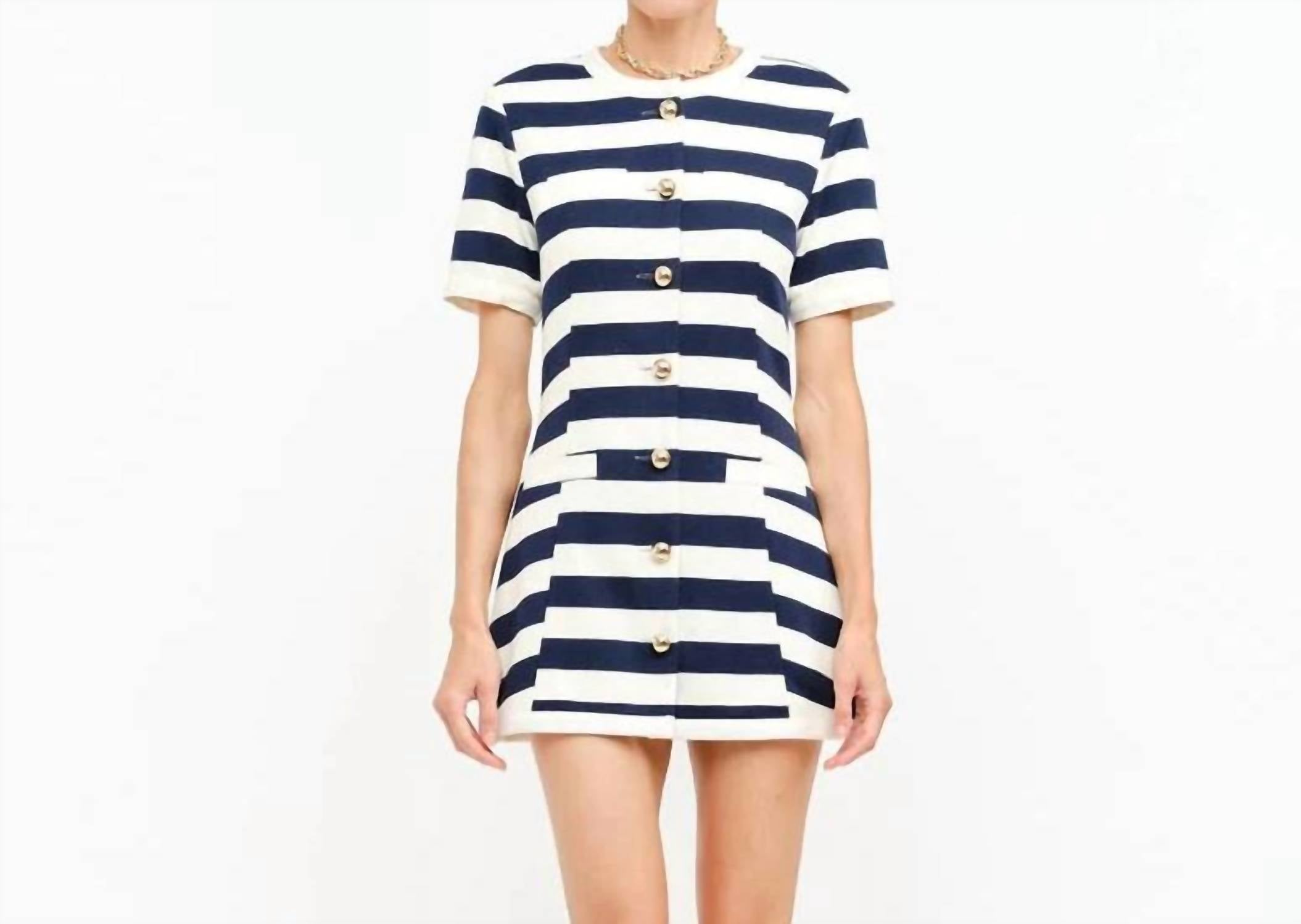 Sofie The Label - Classic Striped Mini Dress