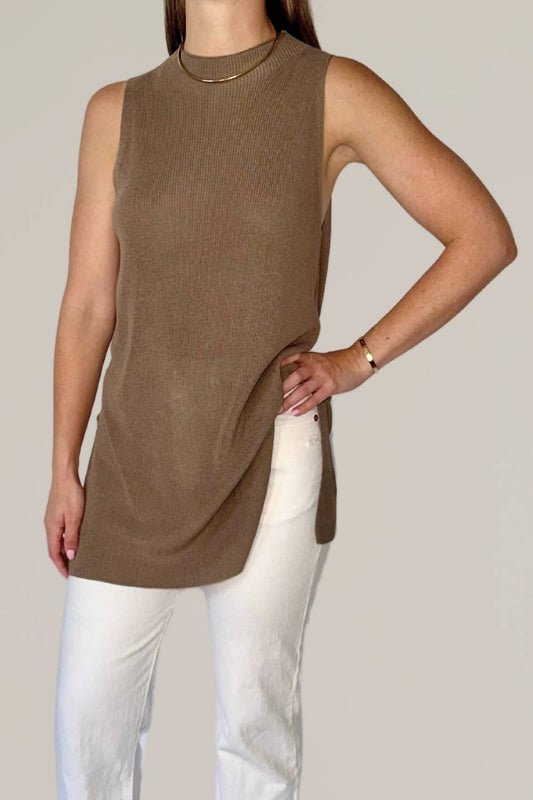 Mod Ref - Knit Vest with Slits