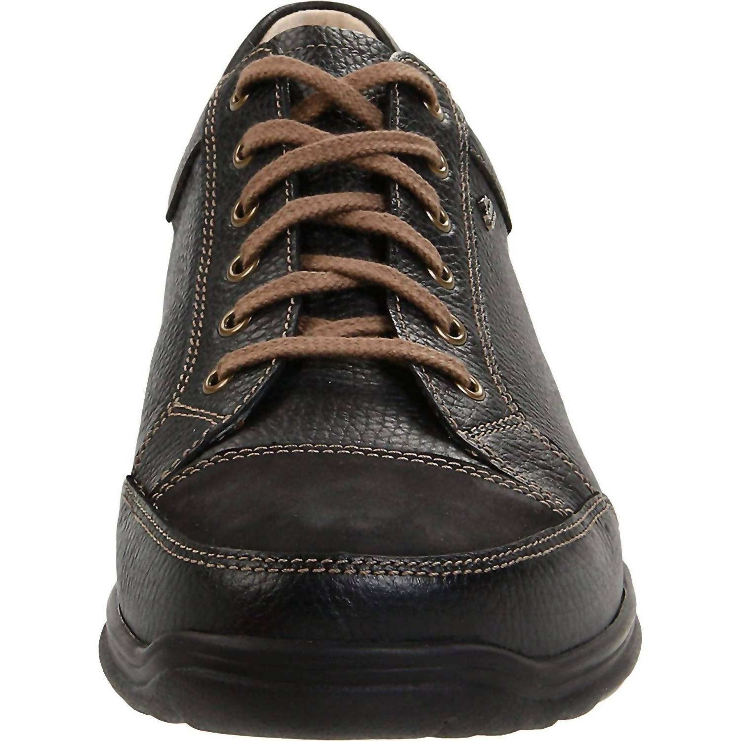 Finn Comfort Men's Alamo Leather Shoes in schwarz black bison buggy 1 - men's loafer - view 4