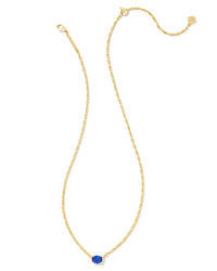 Kendra Scott Women's Cailin Pendant Necklace in blue crystal - women's jewelry - detail view