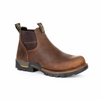 Georgia Boot Men's Eagle One Safety Toe Chelsea Boot in brown - men's boots