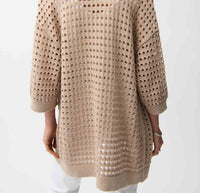 Joseph Ribkoff - Open Stitch Boxy Cardigan