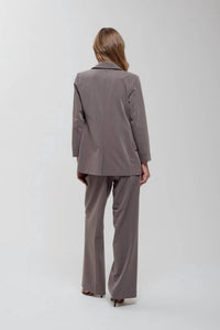 The Workshop Studio - Pinstripe Notched Collar Jacket