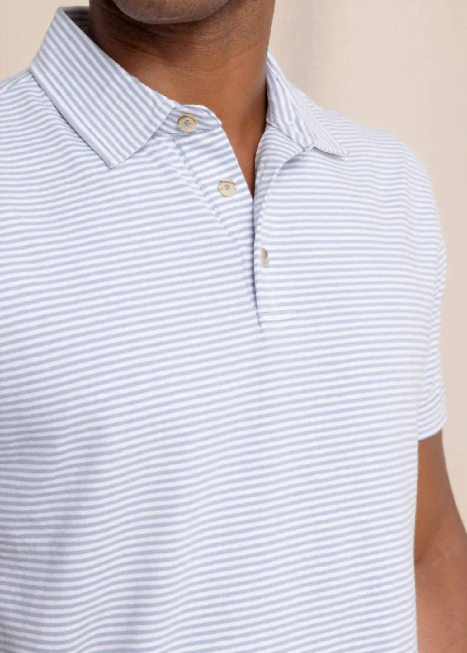 Southern Tide - Linen Blend Soundwave Polo