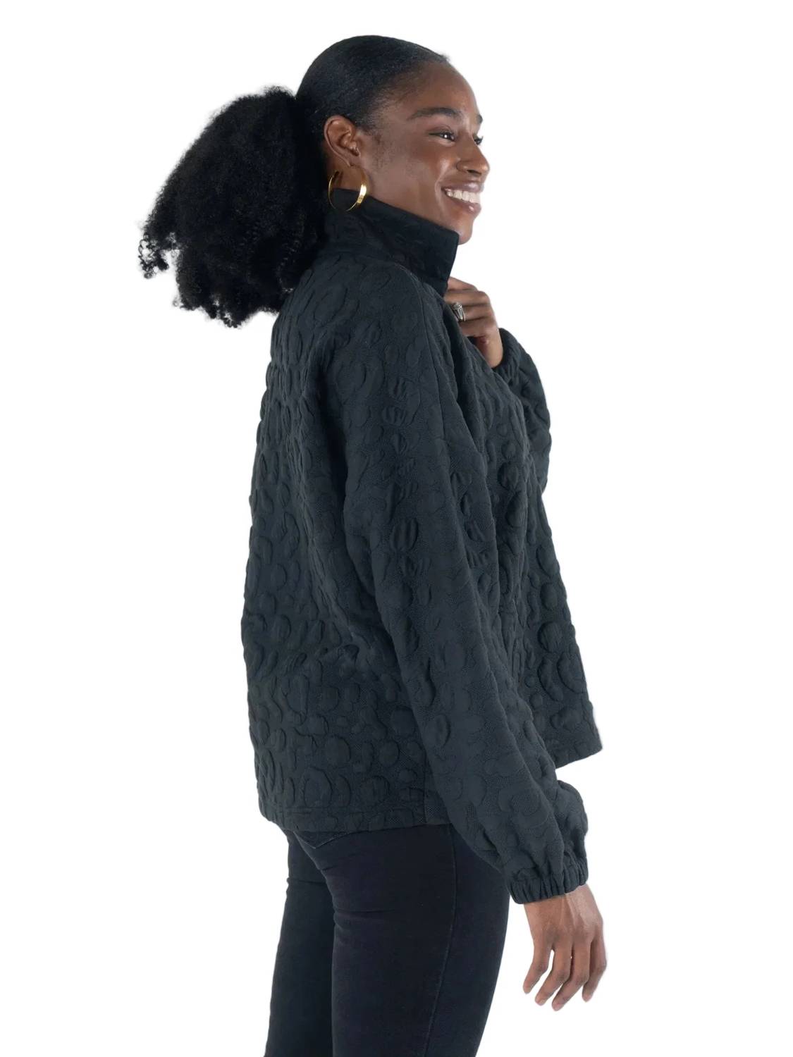 Emily Mccarthy - Long Sleeve Poppy Pop-over Top