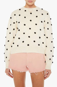 Mother - Pompom Crewneck Sweater