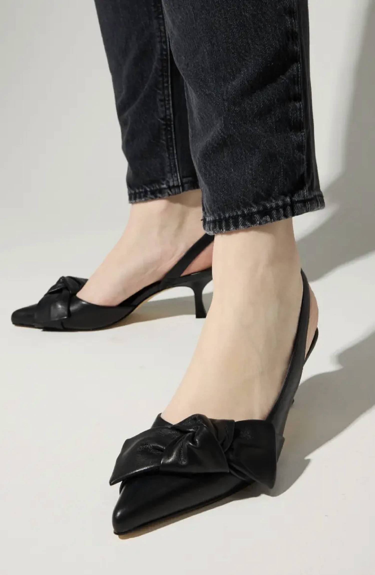 Yosi Samra - Women's Kaleigh Bow Heel Pump