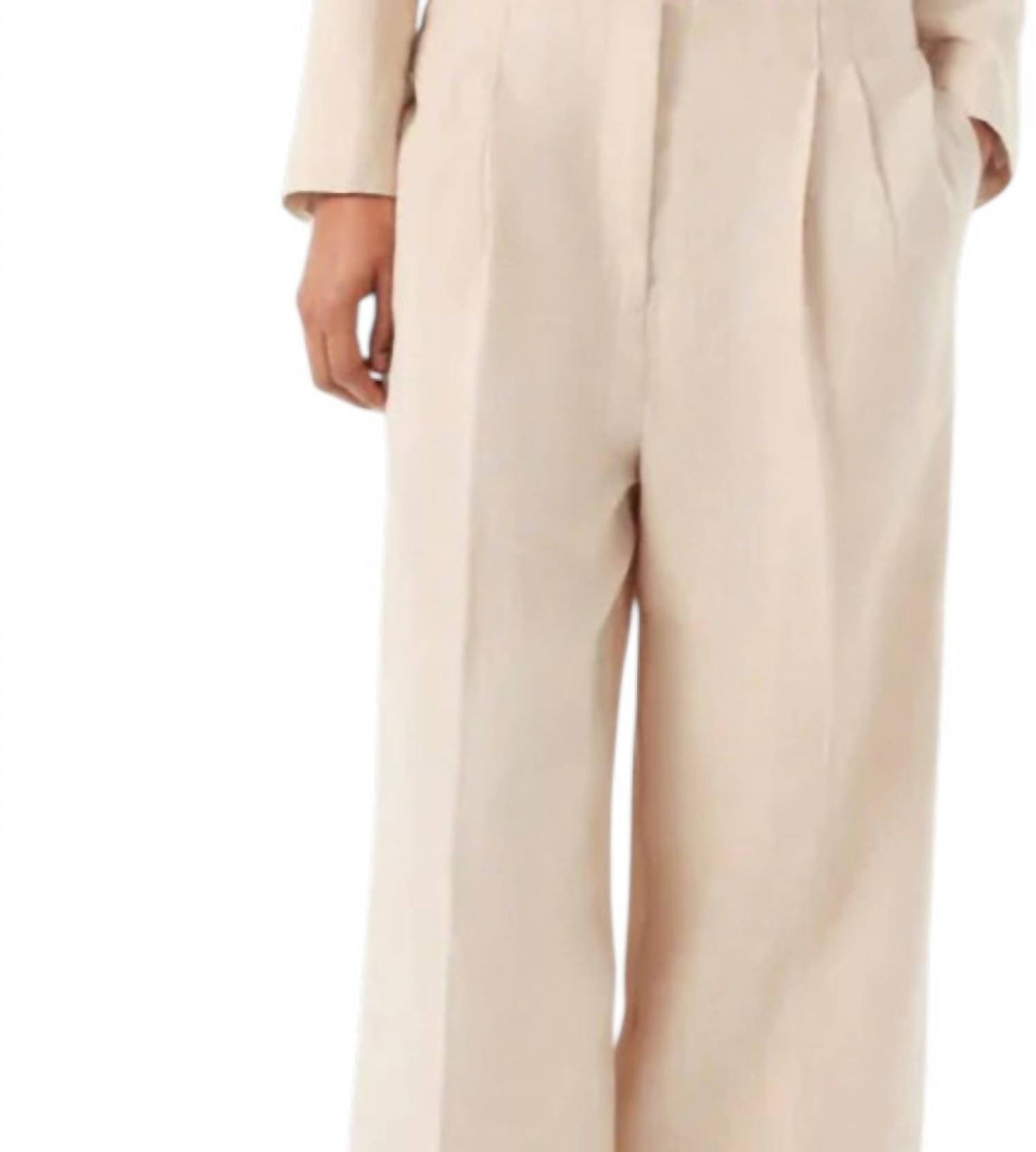 Maria Cher - Acoyte Reagan Wide Leg Linen Pants