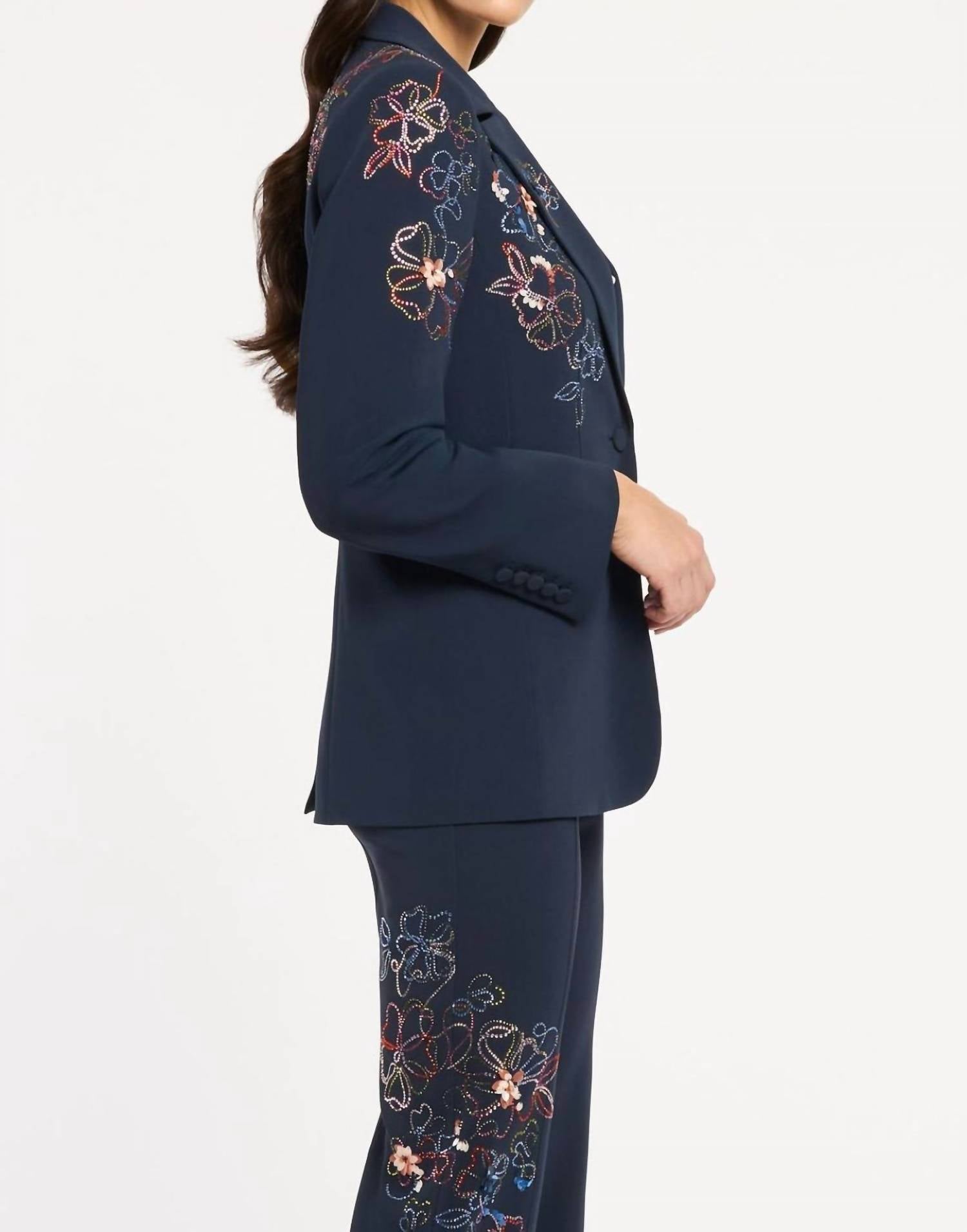 Cinq A Sept - Blooming Linework Karlie Blazer