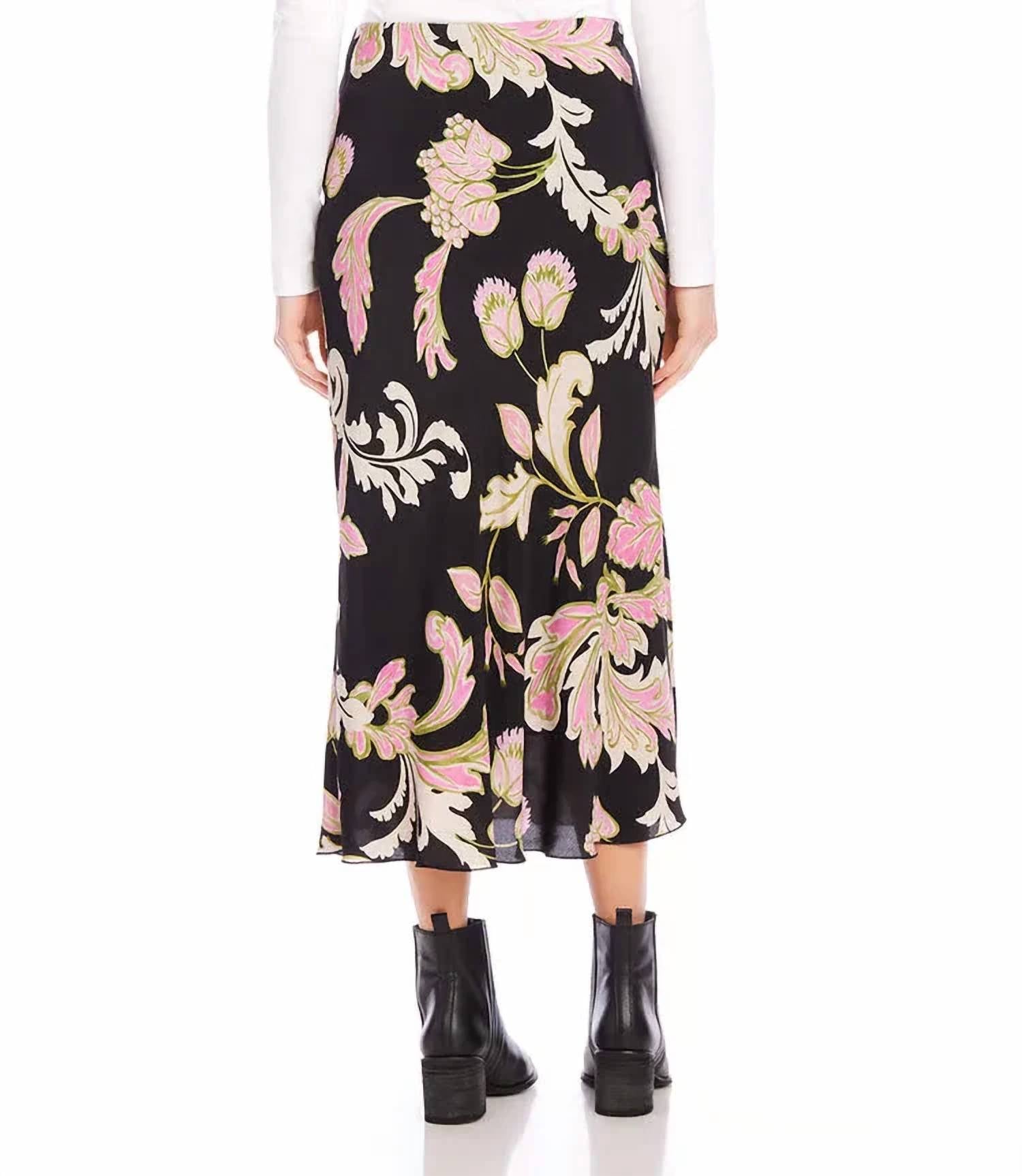 Karen Kane - Brissa Bias Cut Midi Skirt