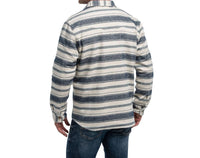 Madison Creek Outfitters Laramie Shirt Jacket in snow - men's jacket - detail view