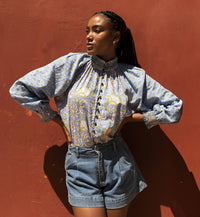 Miss June Paris - Raquel High Neck Blouse