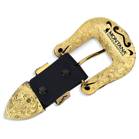 Montana Silversmiths - Men's Lonestar 3 Piece Belt Buckle Set