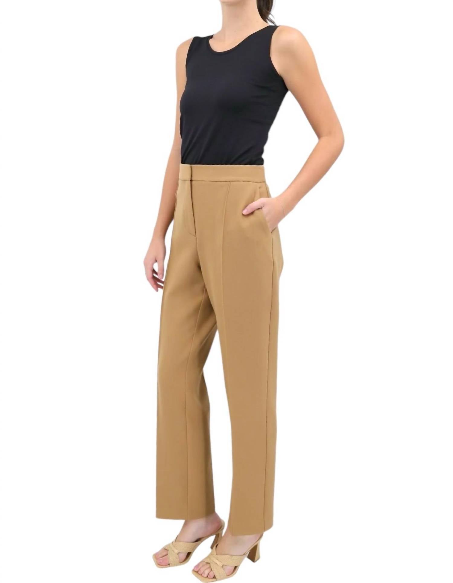 Iris Setlakwe - Pintuck Straight Leg Trouser
