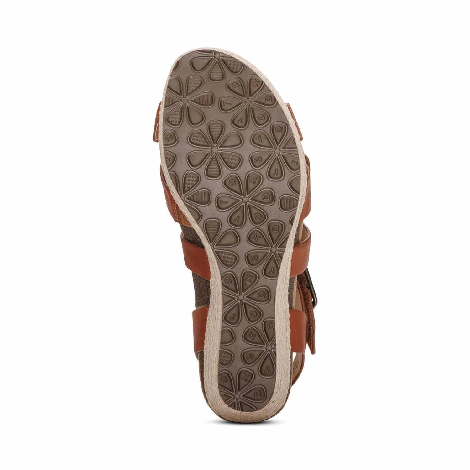 Aetrex - Women's Anna Arch Support Wedge Sandal