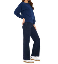 Brodie Cashmere - Textured Balloon Sleeve Crew Sweater