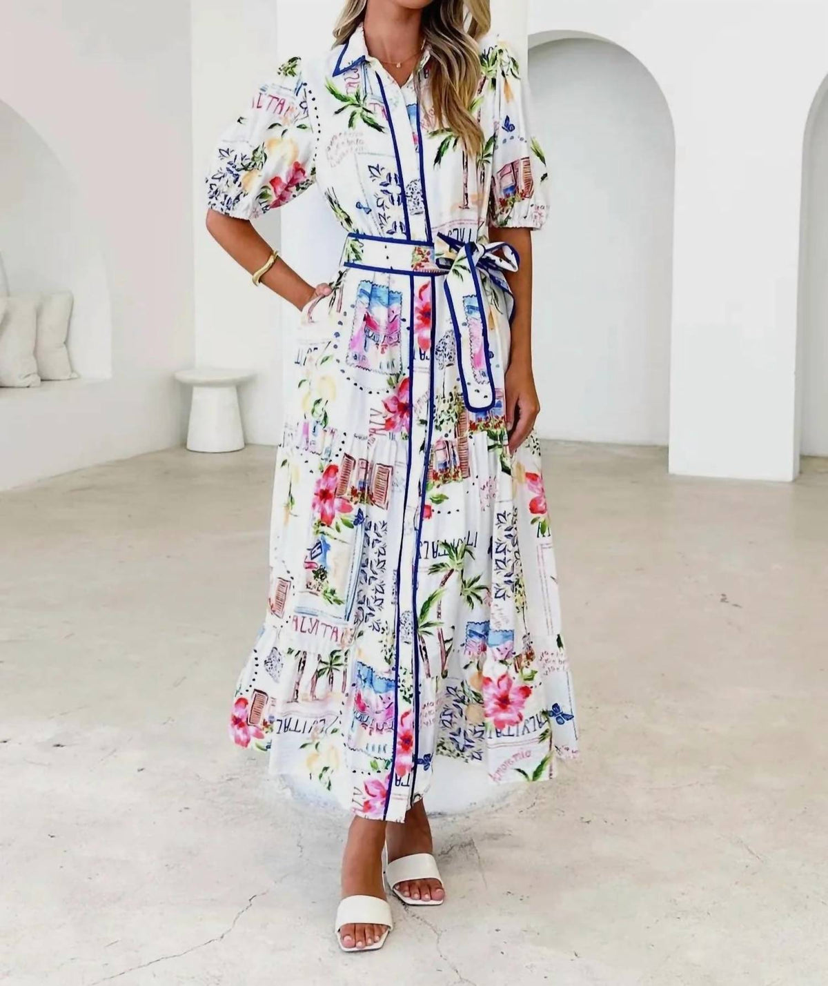 Lily Clothing - Amalfi Maxi Dress