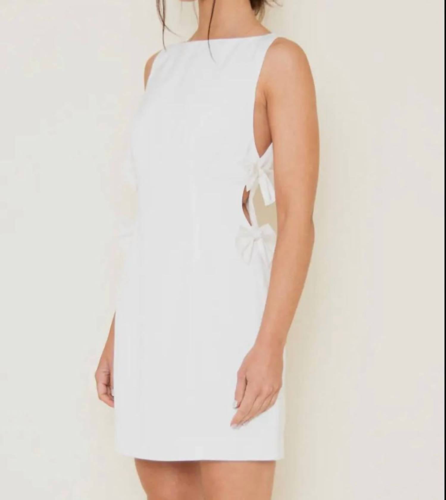 Fore Collection - Bow Detail Cocktail Dress