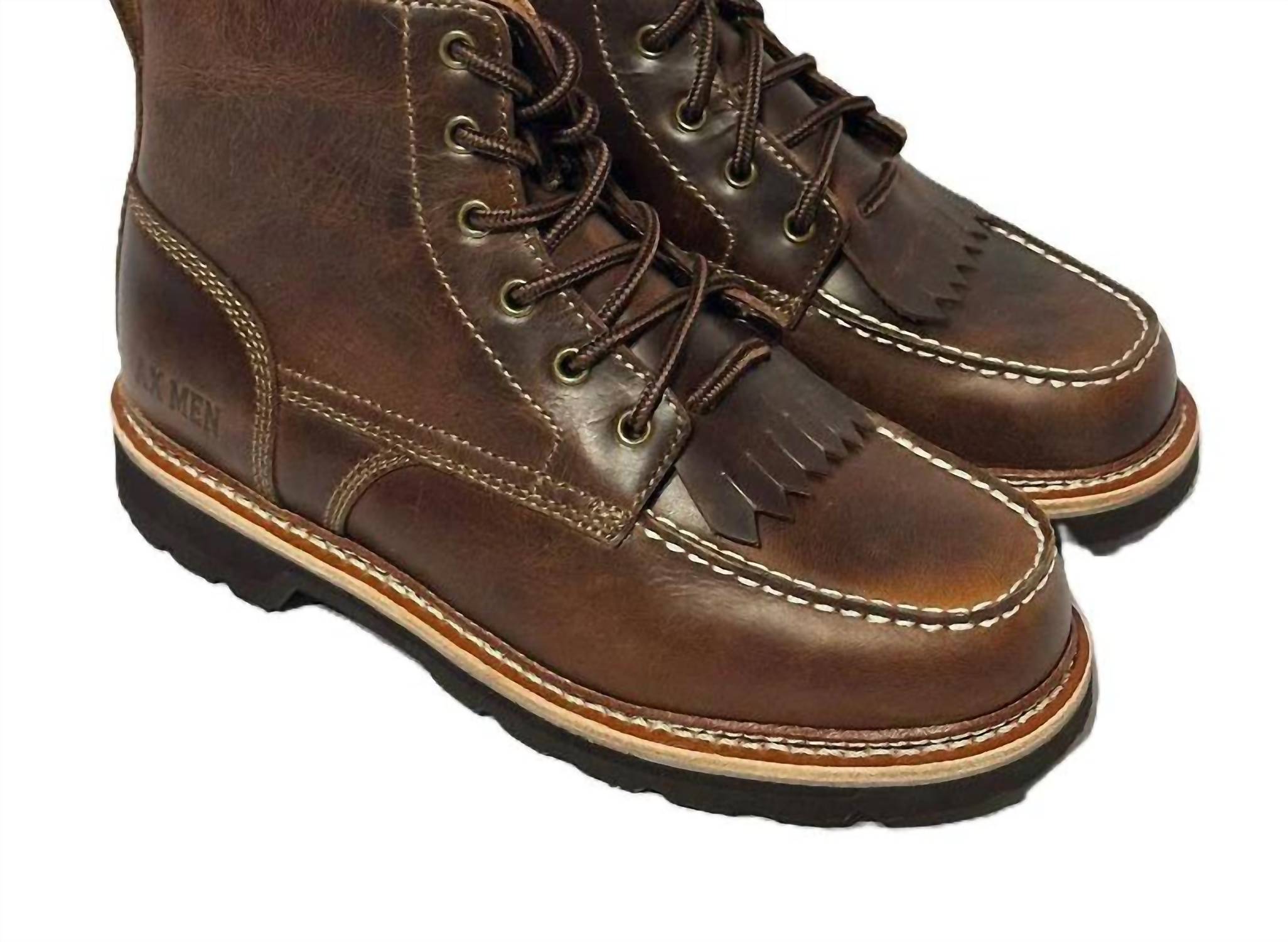 Ax Men - Men's Barnes Front Lace Moc Toe Boot