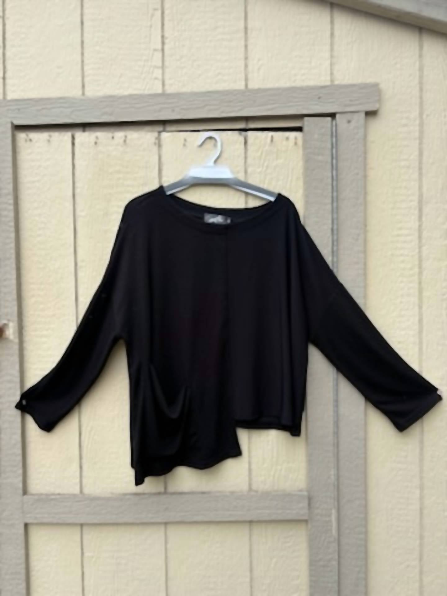Sympli Women's True 3/4 Sleeve Tee in expresso - women's long sleeve top