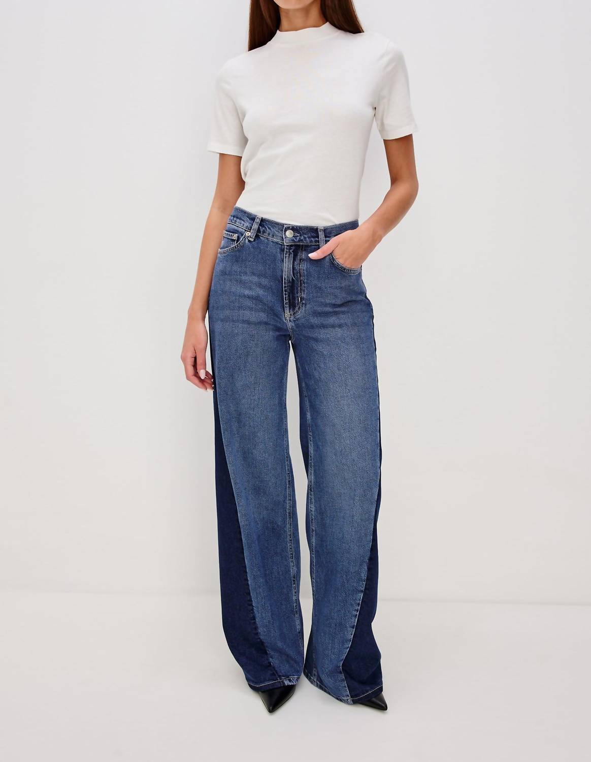 Rails Angeleno Godet Jeans in indigo grove - women's jeans