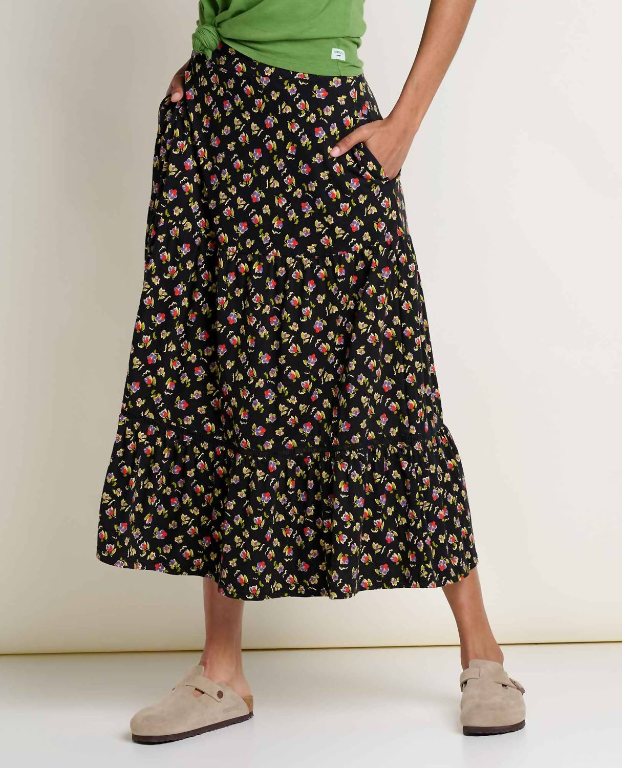 Toad&Co - Marigold Tiered Midi Skirt