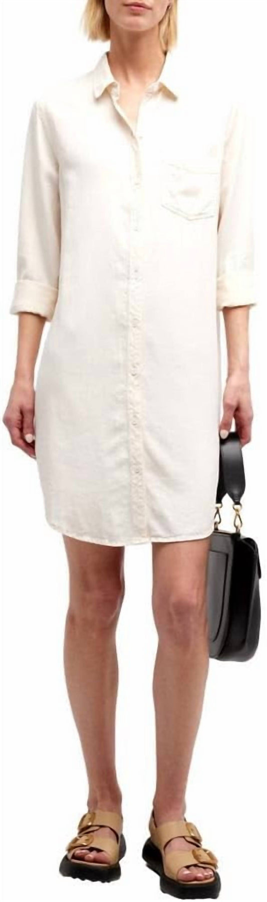 Rails - Sawyer Linen-Blend Mini Shirtdress