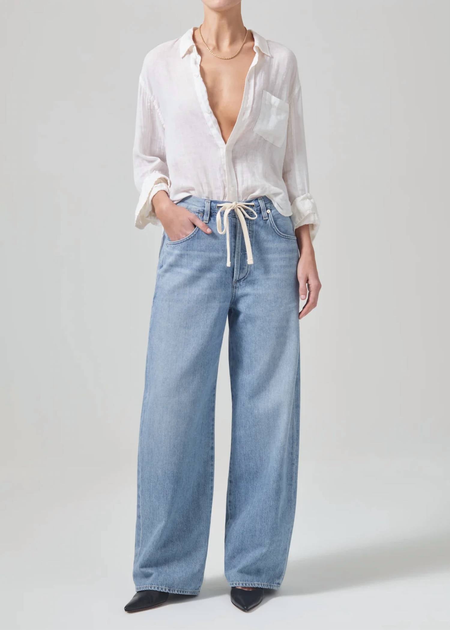 Citizens Of Humanity - Kayla Shrunken Button-down Shirt