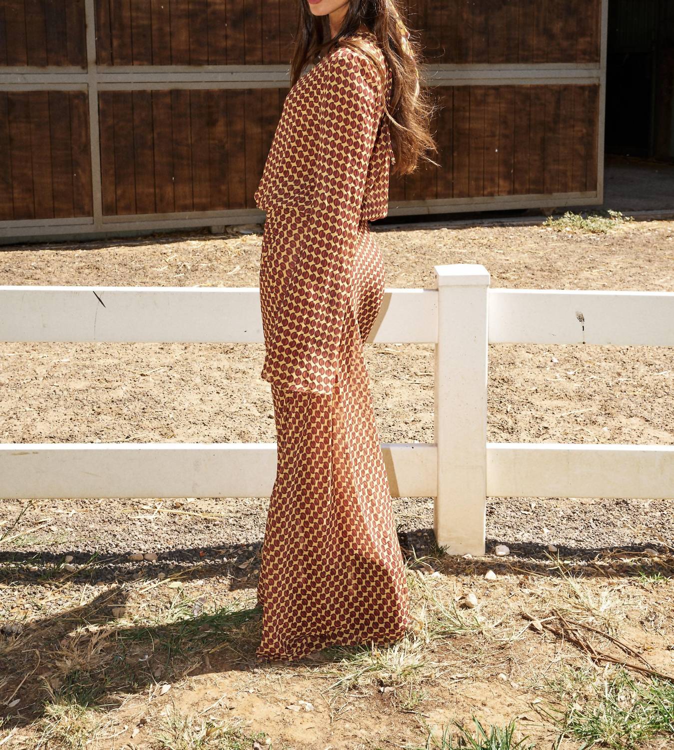 Bananhot Nema Maxi Dress in ogee - women's dress - view 8