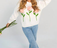 Cloud Ten - Flower Detail Sweater