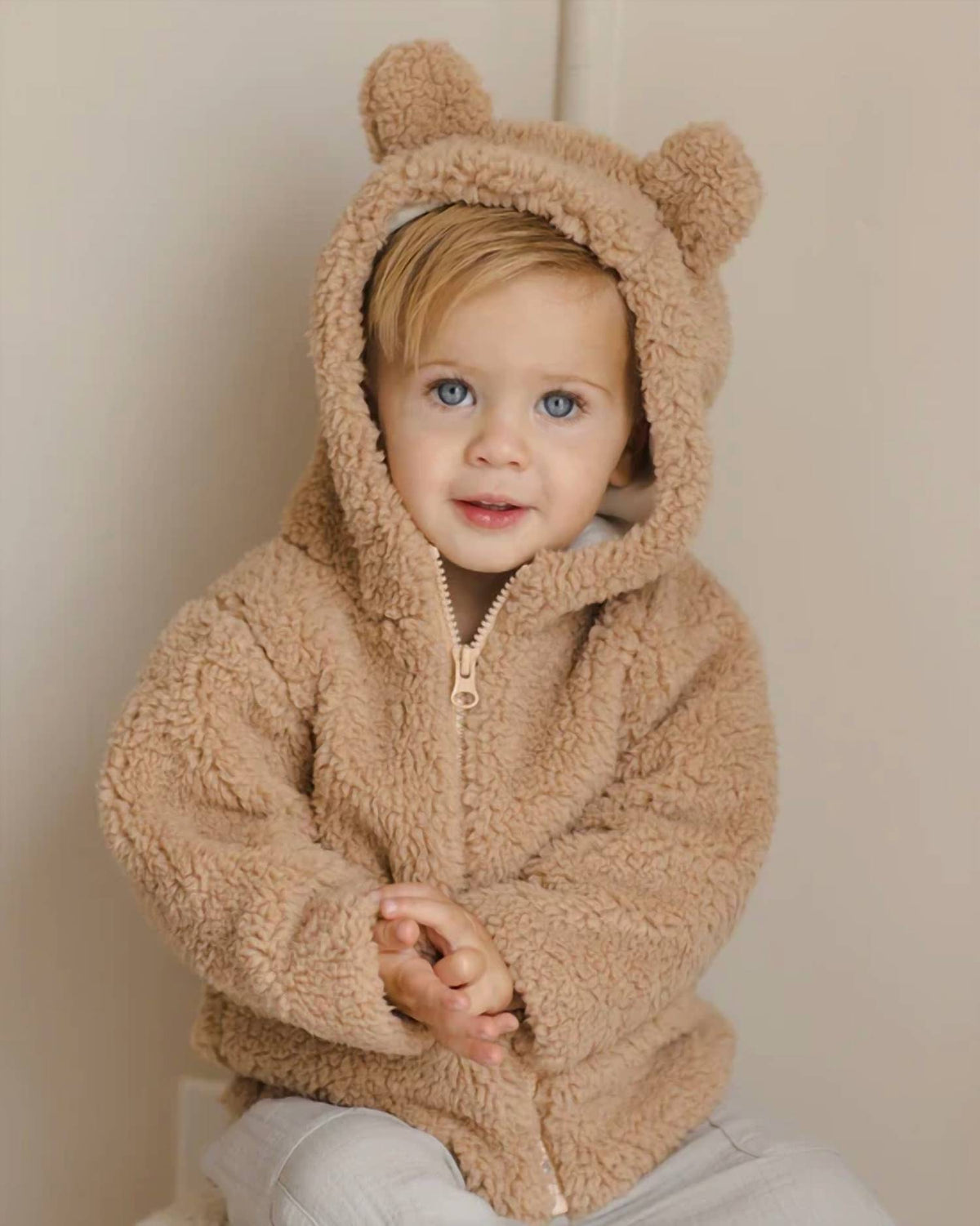 Quincy Mae - Kids Bear Jacket