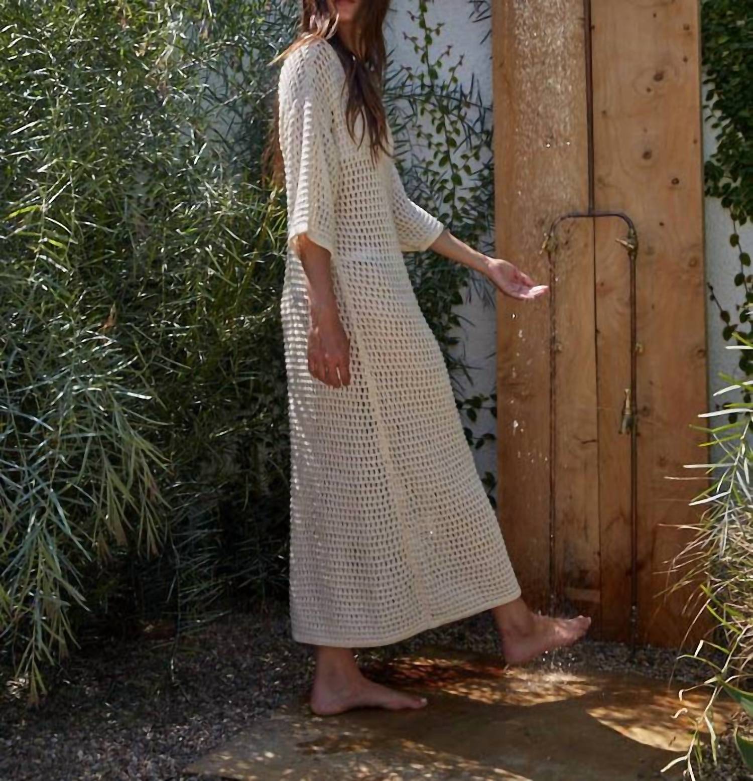 By Together - Crochet Knit Beach Maxi Dress