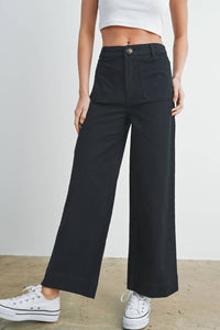 Buttermelon - Wide Leg Long Length Jeans
