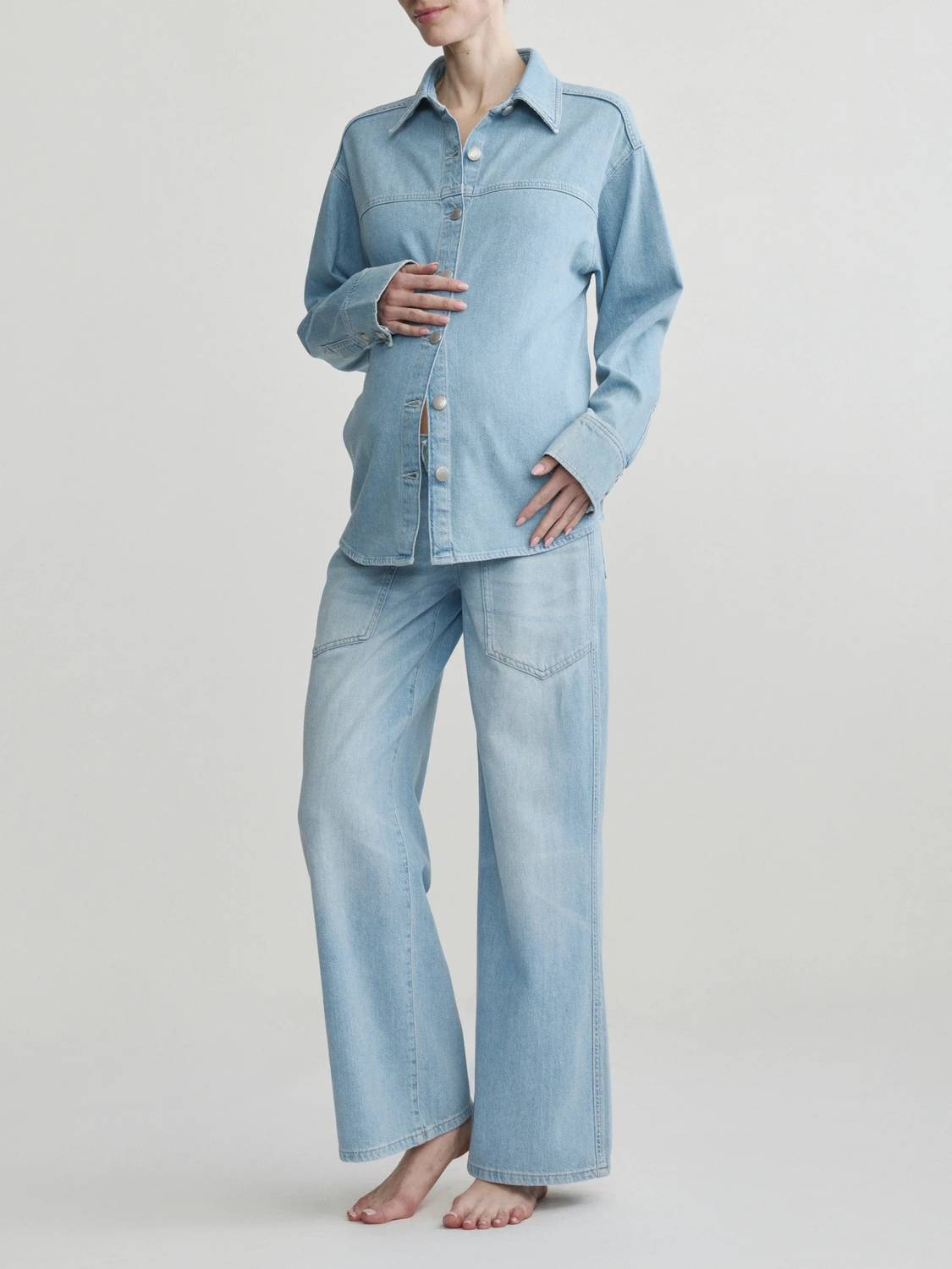 Dl1961 - Women'S - Maternity Hepburn Wide Leg Jean