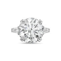 Diana M Jewels - Women's Round & Baguette Lab-Grown Diamond Jewelry Ring (10.00 Ct) - Bold