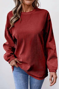 Aapparella - Ribbed Loose Fit Sweatshirt