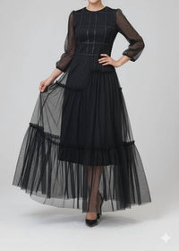 Kathie K - Mesh Gound Dress