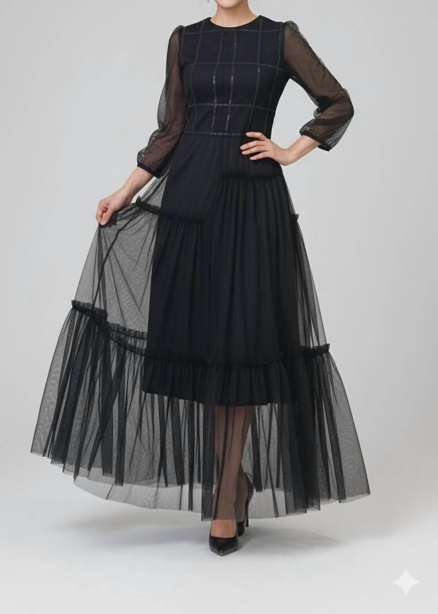 Kathie K - Mesh Gound Dress