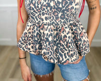 Bibi - Runway Rebel Bubble Lightweight Cropped Tank Top