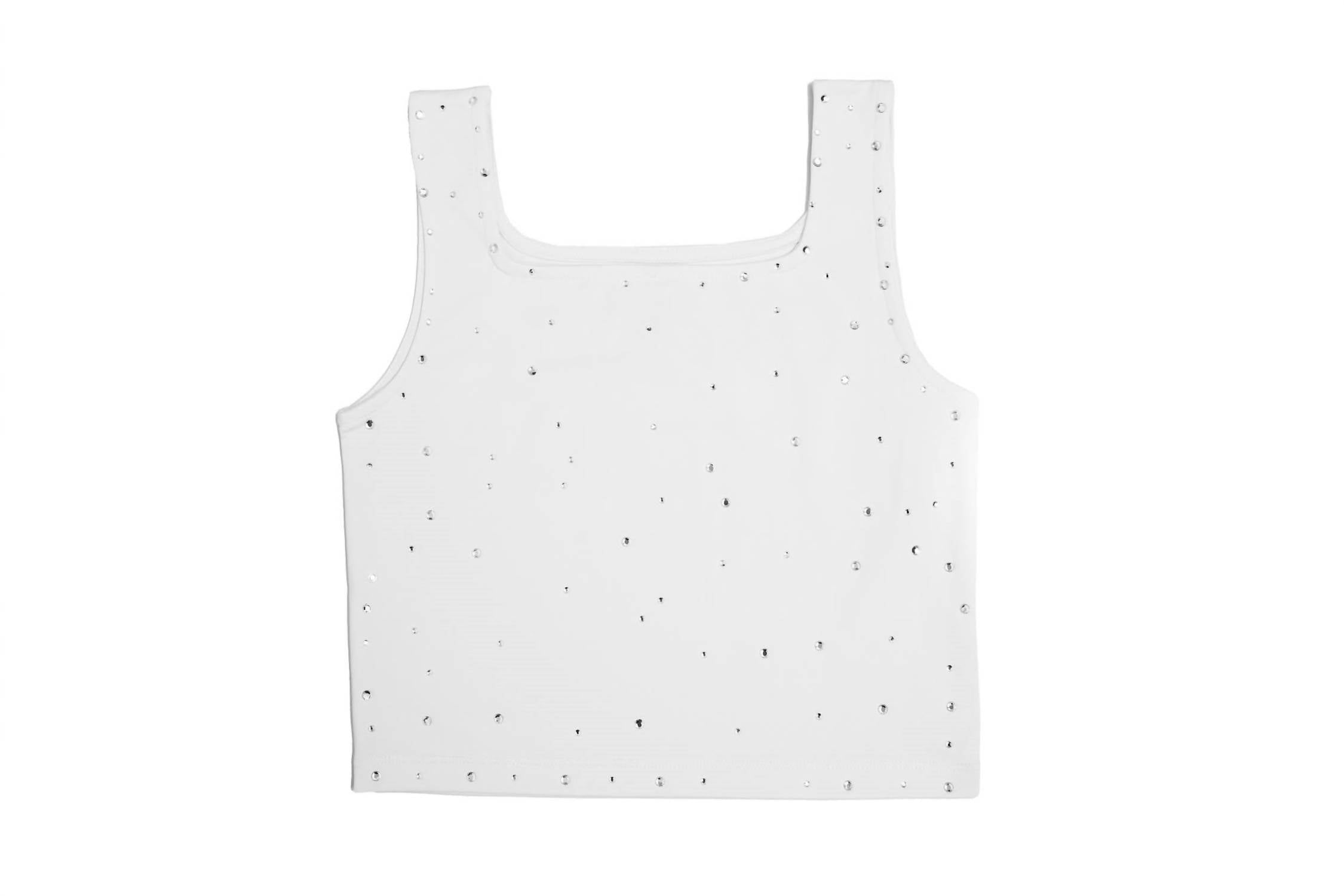 Mia - Girls' Glam Rhinestone Tank