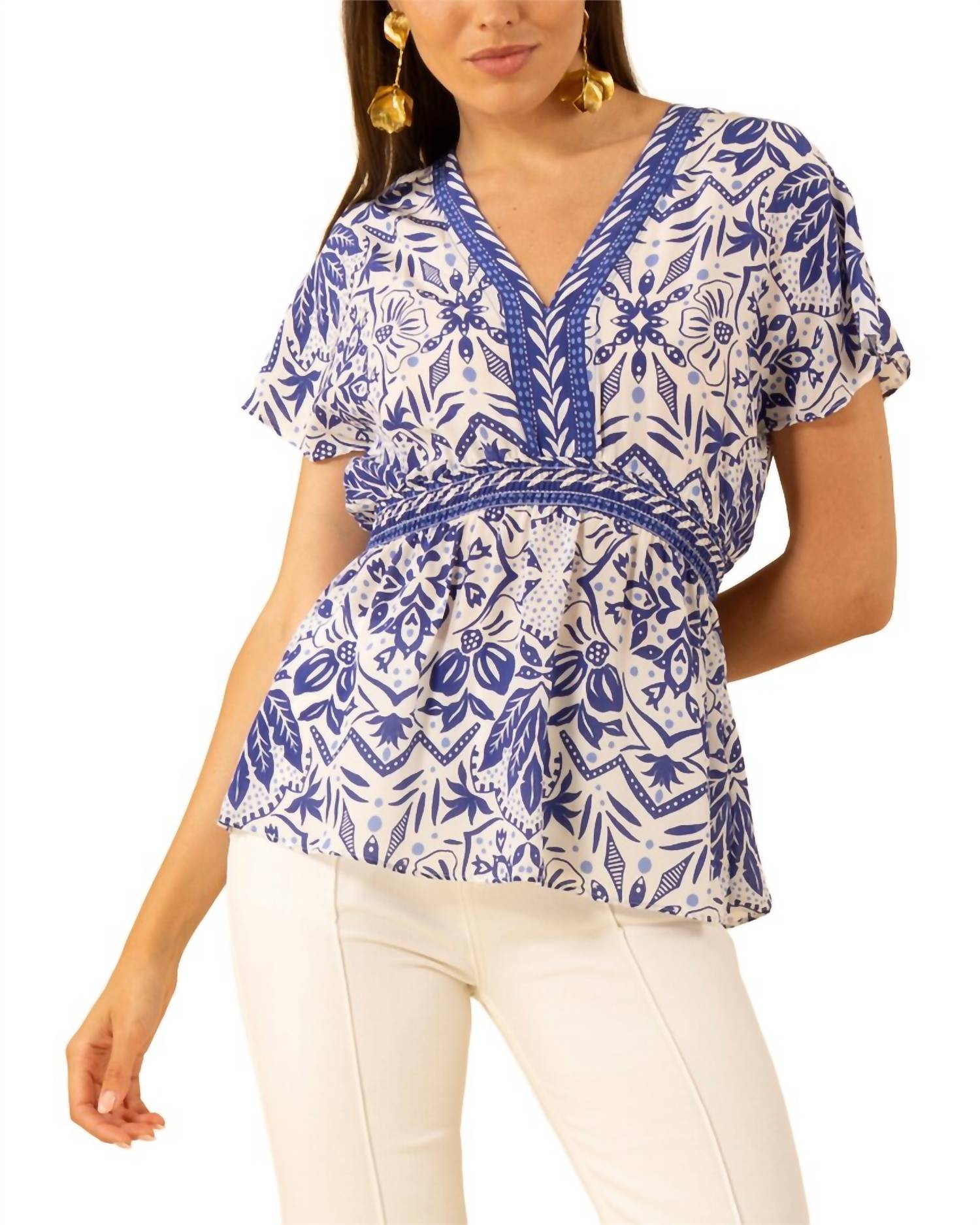 Hale Bob - Persephone Silk Top
