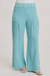 Xcvi - Elu Gauze Lace Trim Wide Leg Pant