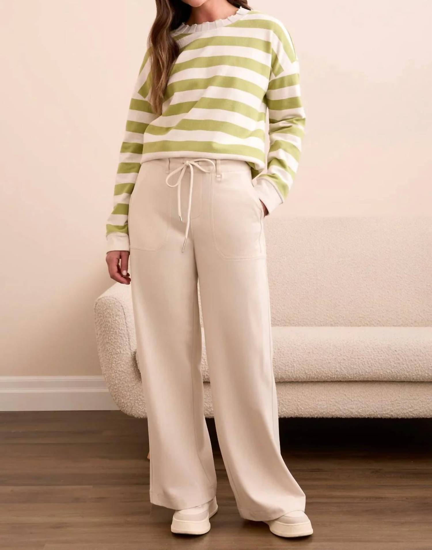 Tribal - Stretch Ponte Palazzo Pull-on Pant