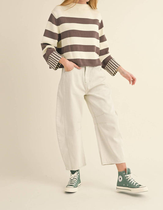 Miou Muse - Women's Barrel Cotton Pants