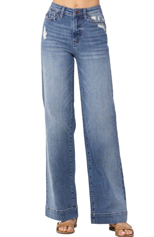 Judy Blue - Cowgirl Chaps Wide Leg Jeans