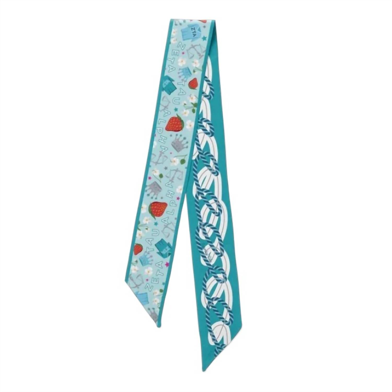 Saturday Silks - Women's Zeta Tau Alpha Twilly Scarf