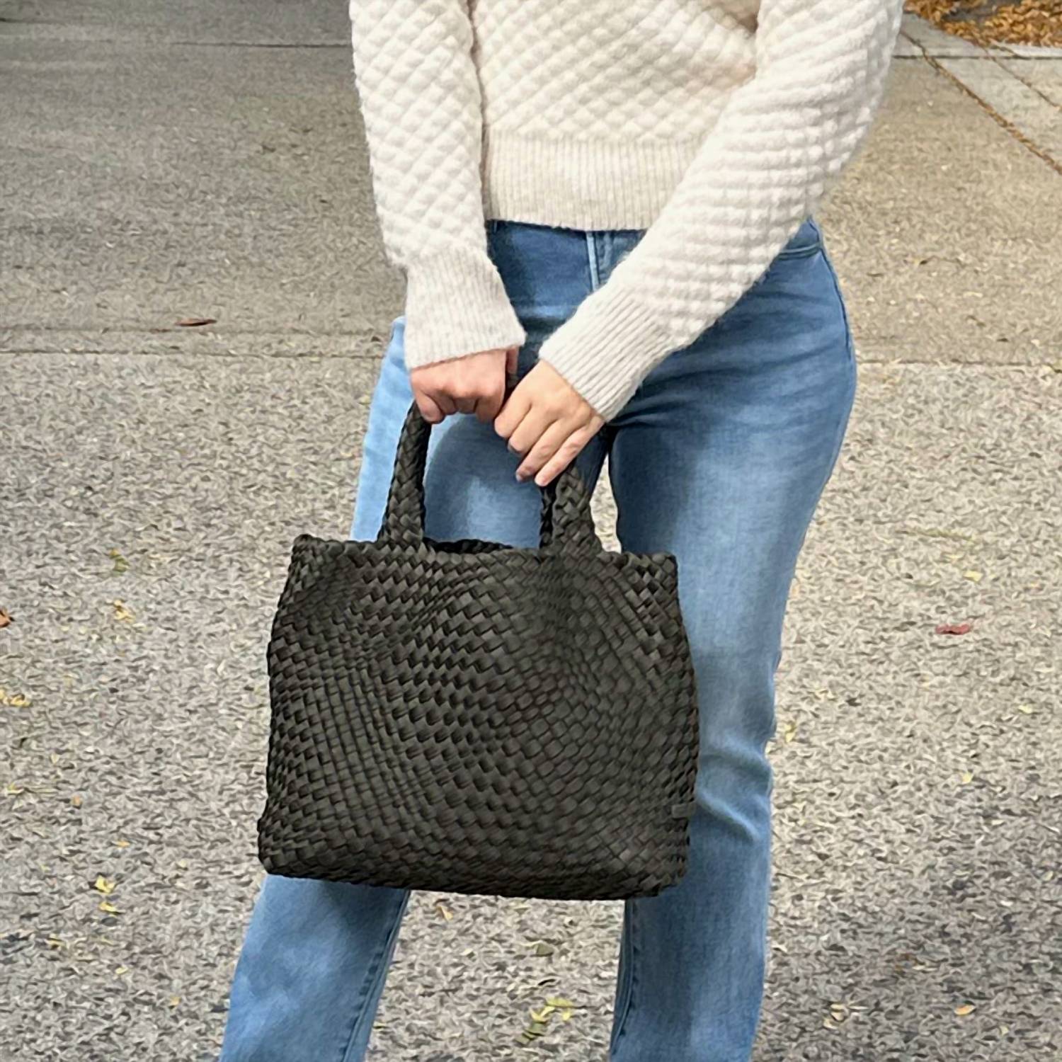 Ahdorned - Women's Lily Woven Neoprene Tote